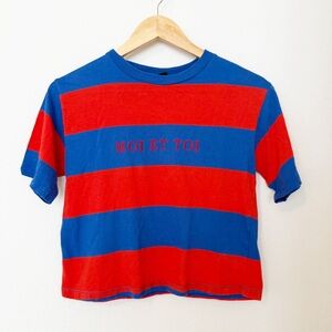 Moi Et Toi Striped Tee Side Small